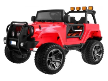 AUTO TERENOWE JEEP MONSTER Czerwony