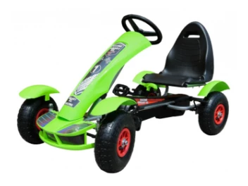 GOKART NA PEDAŁY RACING XL DLA DZIECI zielony