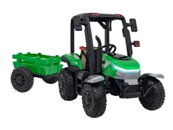 Traktor BLAST Z Przyczepką Zielony