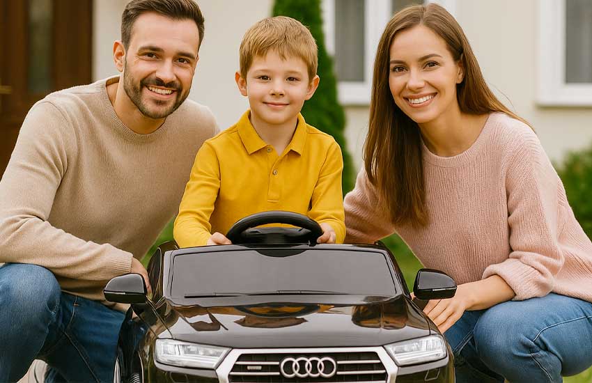Audi Q7 na akumulator - idealny prezent dla 10-latka