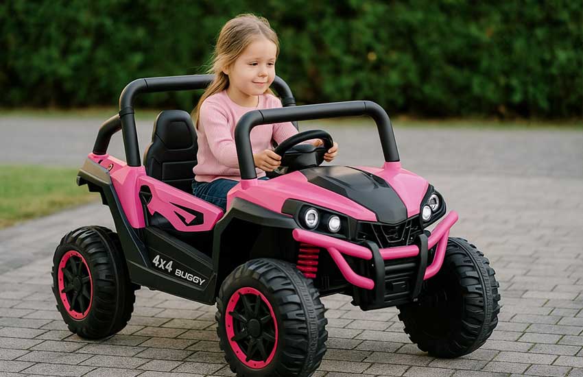 Różowy samochodzik buggy 4x4 dla dzieci