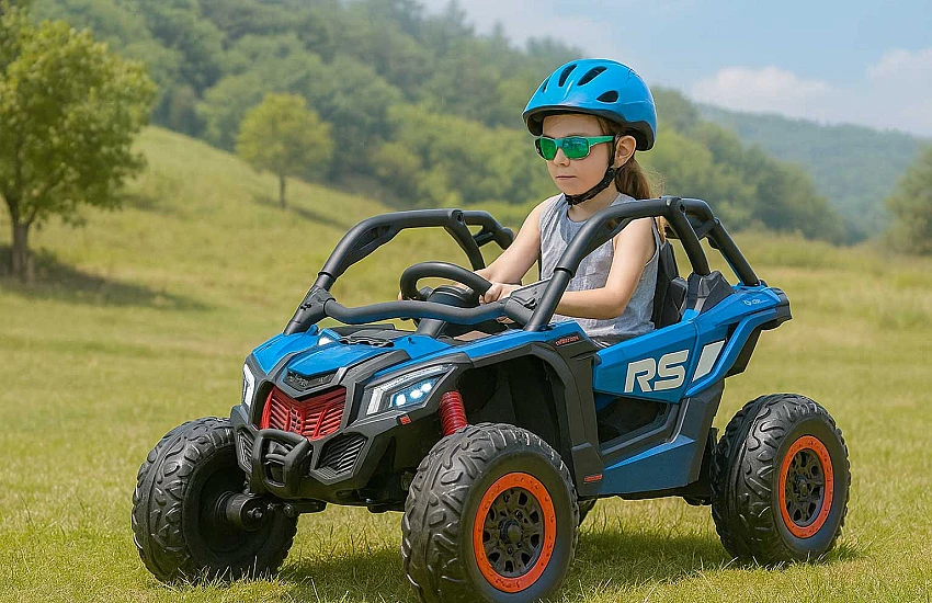 Letnie Safari z Buggy Maverick Turbo RR - Terenowy Samochód 24V dla Dzieci 2025