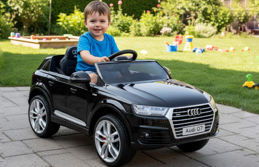 Nowoczesny suv dla dziecka na akumulator