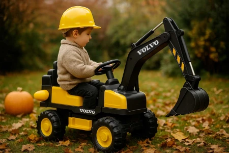 Jesień w Ogrodzie z Koparką Volvo Jesień w Ogrodzie z Koparką Volvo