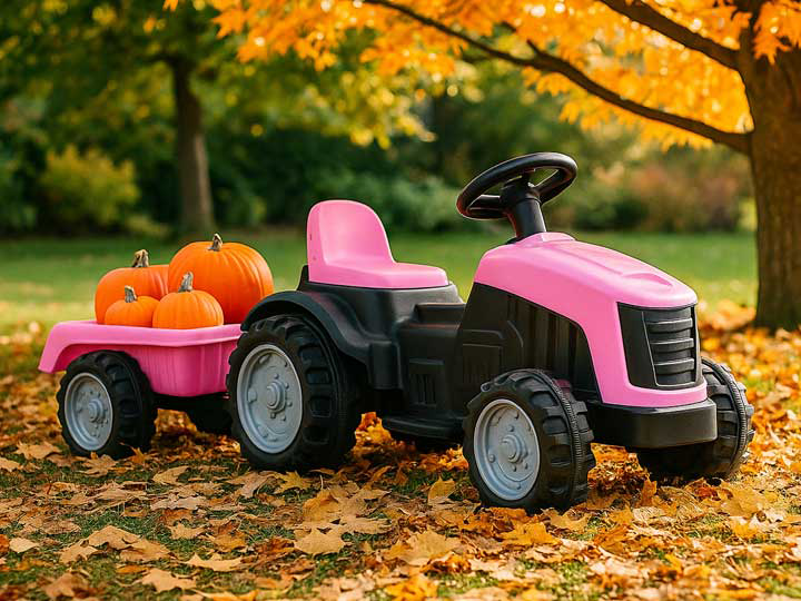 Traktorek z Przyczepą – zabawa w jesiennym odrodzie