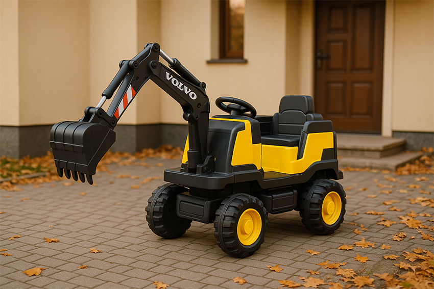 Koparka Volvo na akumulator