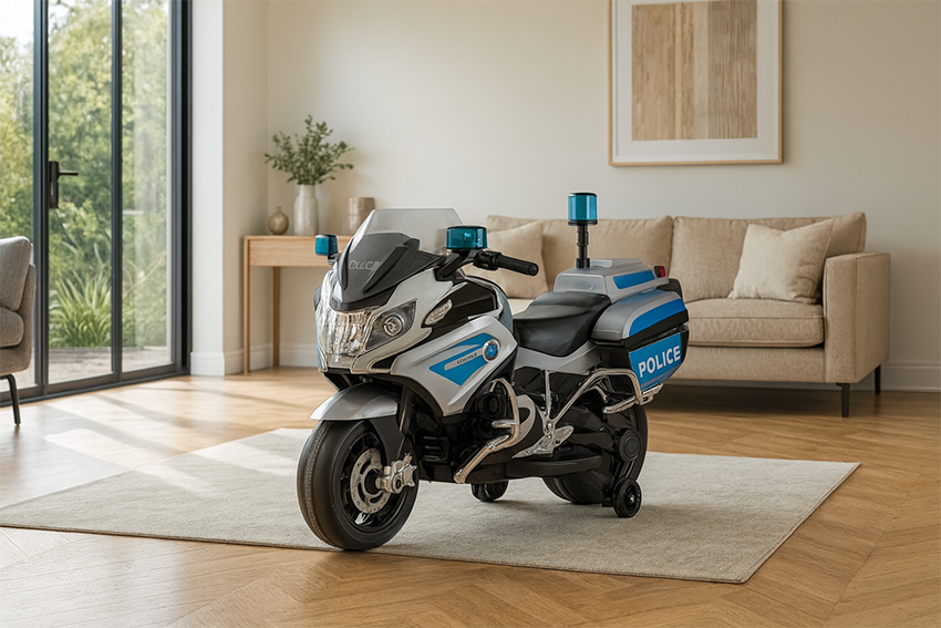 Motorek na akumulator w domu