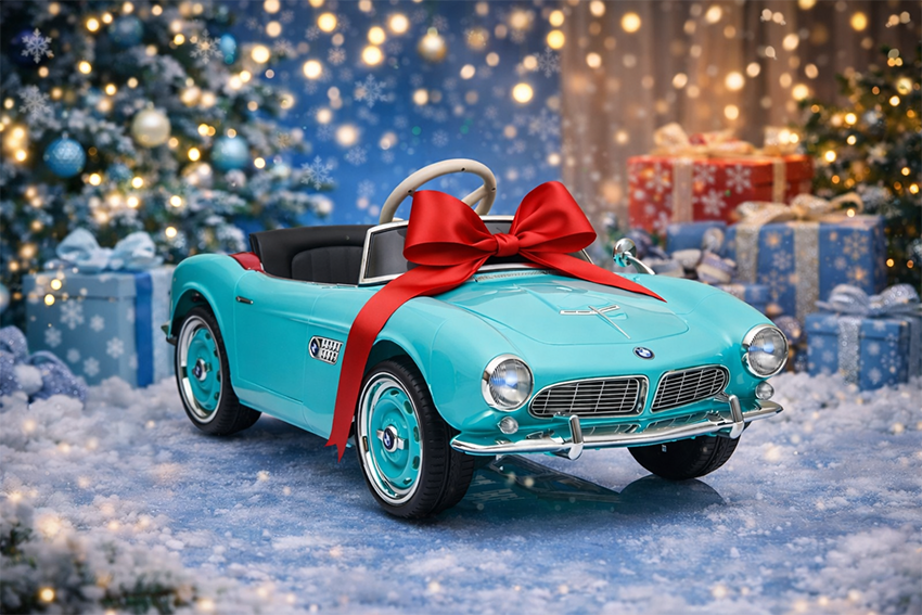 Autko retro na akumulator