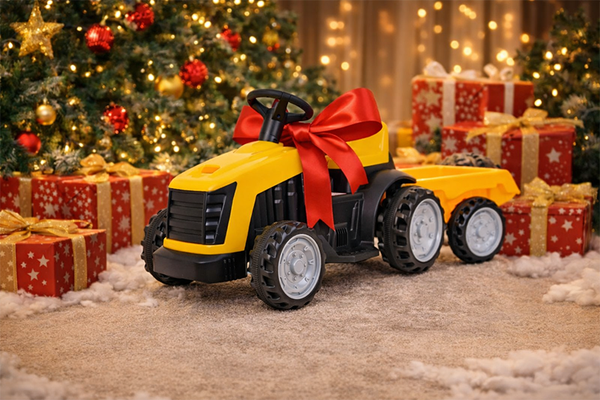 Traktorek na akumulator - prezent pod choinkę