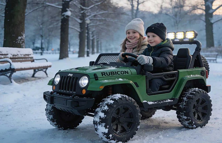 Czy samochodzik na akumulator nadaje się na śnieg? Polecane modele do jazdy zimą