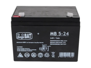 Akumulator kwasowo-ołowiowy 24V/5Ah