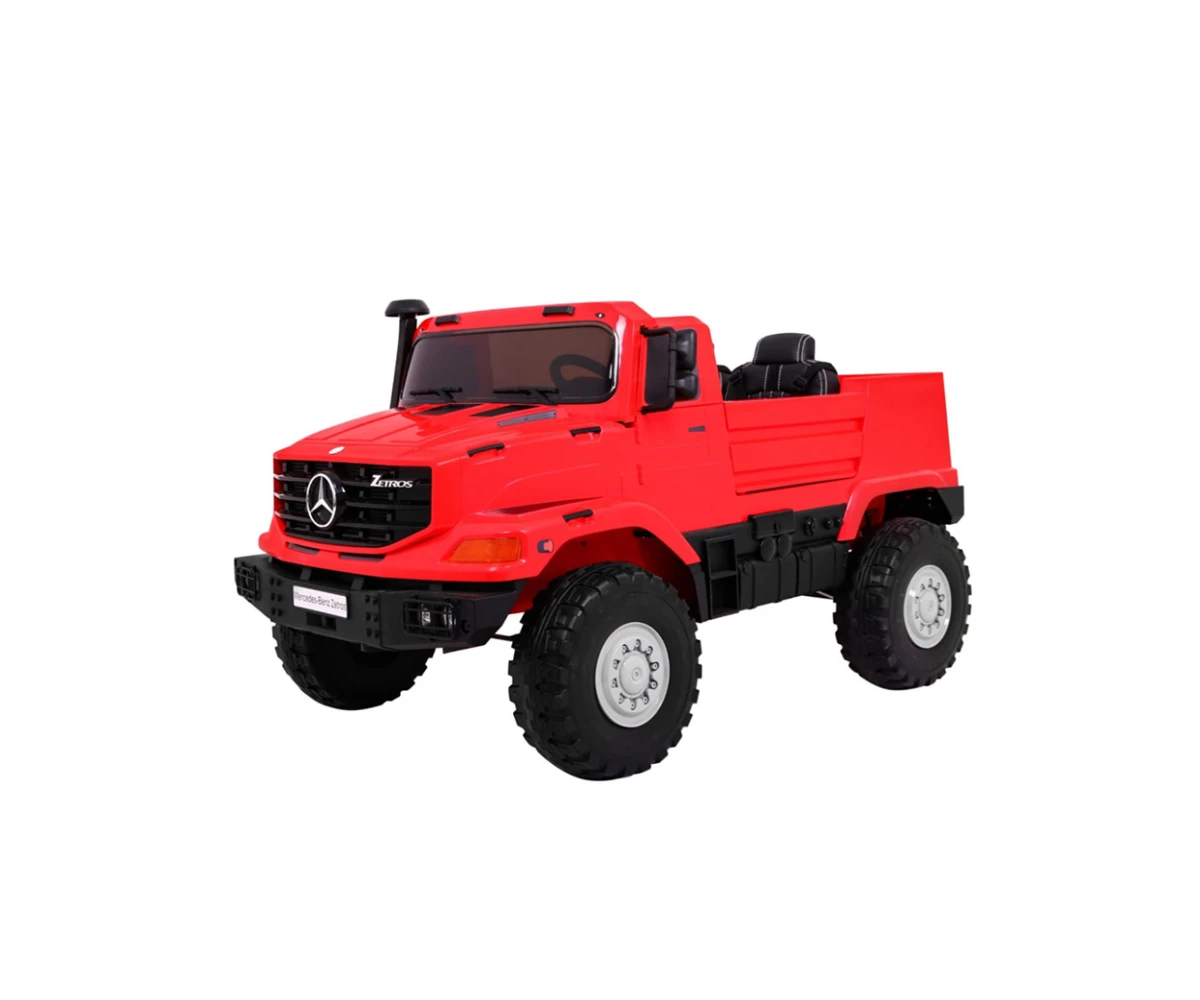 czerwony mercedes zetros