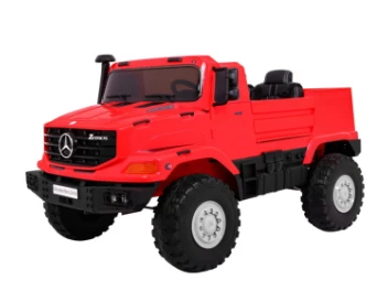 AUTO NA AKUMULATOR MERCEDES-BENZ ZETROS - czerwony